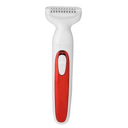 Elektrischer Rasierer für Frauen, Nass-Trocken-Nutzung, Wasserdichter Haarschneider für Bikini-Bein-Achselhöhlen-Gesichts-Haarentfernung (Rot) von FILFEEL
