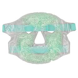 Ice Face Mask, Hot Cold Facial Eye Pack Wiederverwendbare Gelperlen Cooling Face Mask Lindert Ermüdungsstress und Schmerzen (Grün) von FILFEEL