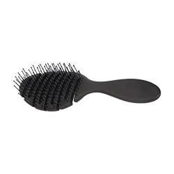 Men Beard Detangler Brush, Schwarze, Elastische, Originale Detangler-Haarbürste für Zuhause und Salon von FILFEEL