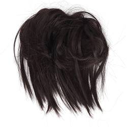 Messy Dutt Haarteil, Haargummis Haarverlängerung Pferdeschwanz Haarteile Gefälschte Dutt Haargummis für Frauen(Q17-4#) von FILFEEL