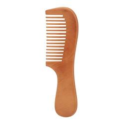 Peach Wood Bartkamm, Home Salon Mellow Teeth Ergonomischer Haarentwirrungskamm Styling-Tool für Männer und Frauen von FILFEEL