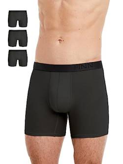 FINN Herren Boxershorts 3er-Pack Atmungsaktive Männer Unterhosen aus Micro-Modal Grau L von FINN