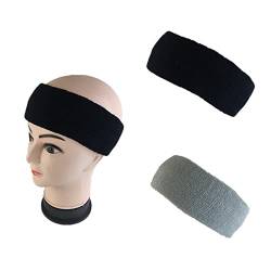 Haarbänder Kopfband Elastic Stretch Sport Hairbands Yoga Cotton Headbands For Women Head Wraps For Teens, Girls And Women Stirnbänder für Laufen, Training und Yoga von FIONEL