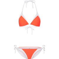 FIRE+ICE Bikini Baila für Damen - Koralle/Weiß - 34 von FIRE+ICE