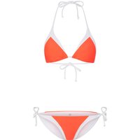 FIRE+ICE Bikini Baila für Damen - Koralle/Weiß - 40 von FIRE+ICE