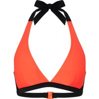 FIRE+ICE Bikini-Top Jasmin für Damen - Koralle/Schwarz - 40 von FIRE+ICE