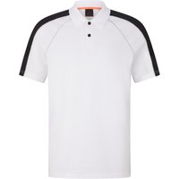FIRE+ICE Funktions-Polo-Shirt Molar für Herren - Weiß/Schwarz - XXL von FIRE+ICE