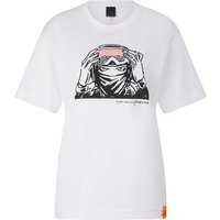 FIRE+ICE T-Shirt Chantal für Damen - Weiß/Schwarz - XL von FIRE+ICE