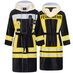 FIRE & FIGHT Streetwear Feuerwehr Bademantel HuPF Design für deinen Einsatz im Nassbereich von FIRE & FIGHT Streetwear