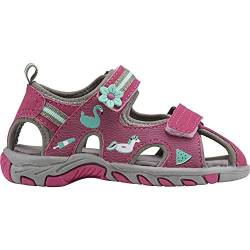 FIREFLY Mädchen Emilie VI Junior Geschlossene Sandalen, Pink (Pink/Grey/Turquois 900), 33 EU von FIREFLY