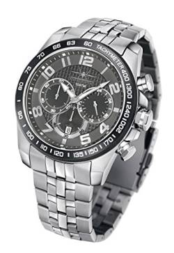 FIREFOX Starship FFS230-104 titangrau Edelstahl Herrenuhr Sicherheitsfaltschließe 10 ATM Water Resistant von FIREFOX