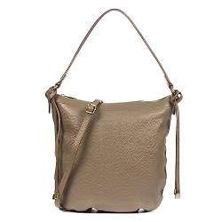 FIRENZE ARTEGIANI. Acquacanina Damen-Schultertasche, Echtleder, 33 x 4,5 x 35 cm, Farbe: Taupe, Taupe, Utility von FIRENZE ARTEGIANI