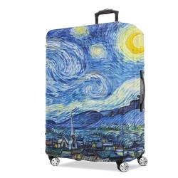 FIRST WAY Kofferabdeckung Schutz - Anti-Scratch Kofferhülle für Reisen - Schützt vor Schmutz und Abnutzung, Sternennacht, XL(31"-32" Suitcase) von FIRST WAY