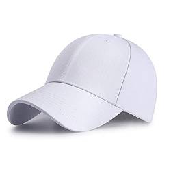 FISHSHOP Baseball Cap Plain Snapbacks Sport Casual Sonnenblende Baseball Mütze Sonnenschutz Golf Caps Sport Casual Baumwolle Leichtgewicht Unisex Einstellbare Golf Hüte von FISHSHOP