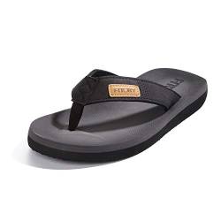 FITORY Herren Flip Flops Surfen Zehentrenner Sports Sandalen Beach/Pool Pantoffeln , Schwaz, 46 EU von FITORY