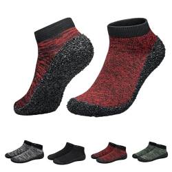 Willfeet Sockenschuhe, minimalistische Barfuß-Socken, Null-Tropf-Wanderschuhe, bequem, leicht, rot, 38 EU von FITPOST