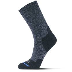 FITS Medium Hiker – Crew: Essential Wandersocken, Marineblau, XXL von FITS