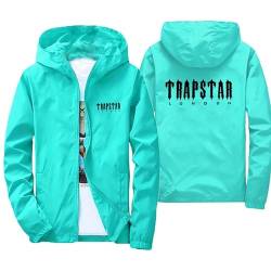 FITTAR Trapstar Men's Windbreaker Lightweight,Transition Jacket Logo Printed, Trapstar Jackets for Men, Trapstar Young Teenager Jacket, Trapstar London Jacket, with Hood Unisex M-5XL von FITTAR