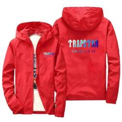 FITTAR Trapstar Men's Windbreaker Lightweight,Transition Jacket Logo Printed, Trapstar Jackets for Men, Trapstar Young Teenager Jacket, Trapstar London Jacket, with Hood Unisex M-5XL von FITTAR