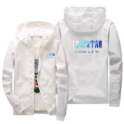 FITTAR Trapstar Men's Windbreaker Lightweight,Transition Jacket Logo Printed, Trapstar Jackets for Men, Trapstar Young Teenager Jacket, Trapstar London Jacket, with Hood Unisex M-5XL von FITTAR