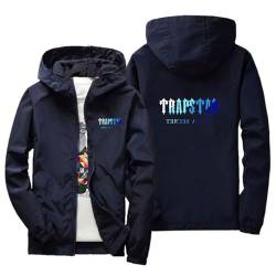 FITTAR Trapstar Men's Windbreaker Lightweight,Transition Jacket Logo Printed, Trapstar Jackets for Men, Trapstar Young Teenager Jacket, Trapstar London Jacket, with Hood Unisex M-5XL von FITTAR