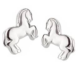 FIVE-D Ohrstecker Ohrringe Pferd Pony Galopp 925 Silber (Pferd-3) von FIVE-D