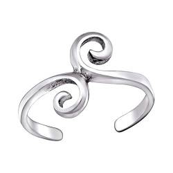 FIVE-D Ring Zehenring Zehring Damen Ring 925 Sterling Silber (Schmal) von FIVE-D