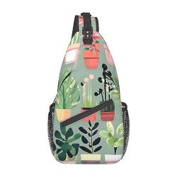 Bonsai Plantpatterned Unisex Duffel Bag Crossbody Bag für Reisen Wandern Klettern Laufen Radfahren, Bonsai Pflanze, Einheitsgröße von FInpan