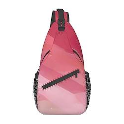 Poster Carpatterned Unisex Duffel Bag Crossbody Bag für Reisen Wandern Klettern Laufen Radfahren, Rosa Farbverlauf, Einheitsgröße von FInpan