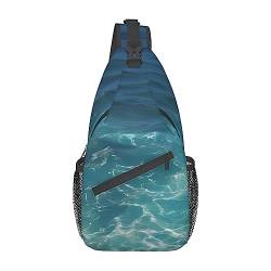 The Deep Oceanpatterned Unisex Duffel Bag Crossbody Bag für Reisen, Wandern, Klettern, Laufen, Radfahren, Der tiefe Ozean, Einheitsgröße von FInpan