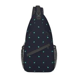 The Deep Oceanpatterned Unisex Duffel Bag Crossbody Bag für Reisen, Wandern, Klettern, Laufen, Radfahren, Schöner blauer Hintergrund, Einheitsgröße von FInpan