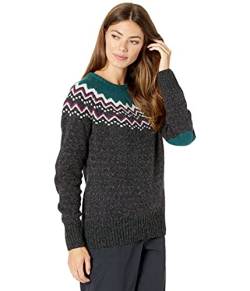 FJALLRAVEN Damen Övik Knit Sweater W Pullover, Grün (Arctic Green), L von FJALLRAVEN