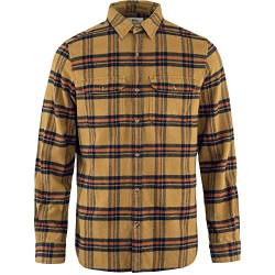 FJALLRAVEN Herren Övik Heavy Flannel Shirt M Langarmshirt, Buckwheat Brown-Autumn Leaf, L von Fjäll Räven