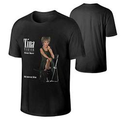 Herren Freizeit Tina Turner Private Dancer Coole Musik Kurzarm Sommer T-Shirt Geschenk Geschenk von FJAUOQ