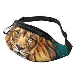 Magic Lion Hüfttasche,Sport-Hüfttasche,Gürteltasche,lässige Gürteltasche für Damen und Herren von FJAUOQ