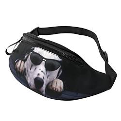 Sonnenbrille Hund Hüfttasche Taschen Männer und Frauen Verstellbarer Gürtel Sporttasche für Outdoor-Sport, Reisen und Radfahren Radfahren Tasche Schulterrucksack von FJAUOQ