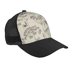 Vintage-Schmetterlings-Blumen-Baseballmütze-Vater-Hut-Trucker-Mütze-Frauen-Männer-Hysteresen-Verstellbarer modischer modischer Hip-Hop-Hut Low Profile von FJAUOQ