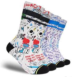 FLINCK Socken 2-pack AMRAP Aqua x Pain Cave - Crossfit-Socken, Laufsocken, Fitness-Socken, Fahrradsocken mit nahtlosem Zehenverschluss 36-38 von FLINCK