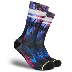 FLINCK Socken Arachnophobia - Crossfit-Socken, Laufsocken, Fitness-Socken, Fahrradsocken mit nahtlosem Zehenverschluss 42-44 von FLINCK