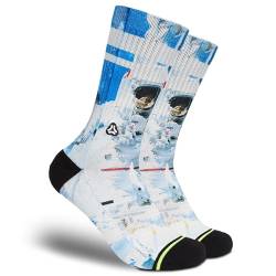 FLINCK Socken Spacewalker - Crossfit-Socken, Laufsocken, Fitness-Socken, Fahrradsocken mit nahtlosem Zehenverschluss 42-44 von FLINCK