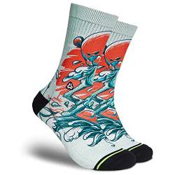 FLINCK Socken TED - Crossfit-Socken, Laufsocken, Fitness-Socken, Fahrradsocken mit nahtlosem Zehenverschluss 45-48 von FLINCK