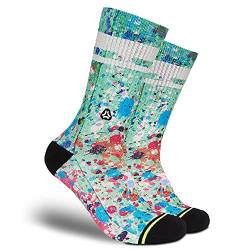 FLINCK Sportsocken Artist Socken - Crossfit-Socken, Laufsocken, Fitness-Socken, Fahrradsocken mit nahtlosem Zehenverschluss (45-48) von FLINCK