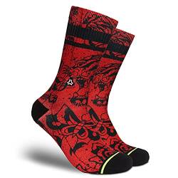 FLINCK Sportsocken Crouching Tiger Socken 1 paar - Crossfit-Socken, Laufsocken, Fitness-Socken, Fahrradsocken mit nahtlosem Zehenverschluss (42-44) von FLINCK