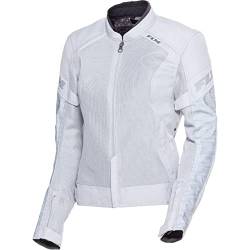 FLM Motorradjacke mit Protektoren Motorrad Jacke Ram Air Damen Textiljacke | Luftige Sommer Motorradtextiljacke mit Mesh-Einsätzen und Reflektoren von FLM