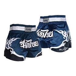 FLUORY Muay Thai Fight Shorts, MMA Shorts, Kleidung, Training, Käfigbekämpfung, Grappling, Kampfsport, Kickboxen, Shorts, Mtsf53haijulan, XL von FLUORY