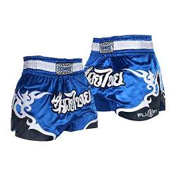 FLUORY Muay Thai Fight Shorts, MMA Shorts, Kleidung, Training, Käfigbekämpfung, Grappling, Kampfsport, Kickboxen, Shorts, Mtsf53lan, XX-Large von FLUORY