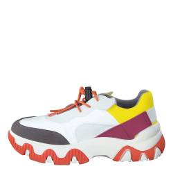 FLY London Damen Fian634fly Sneaker, Offwhite Yellow Fuchsia, 35 EU von FLY London