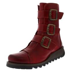 FLY London Damen Scop110fly Biker Boots, Rot Red 004, 36 EU von FLY London