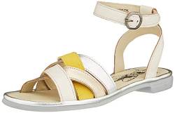 Fly London Cune165fly Sandalen, Mehrfarbig (Offwhite/Bright Yellow/Gold/Silver 003), 34 EU von FLY London