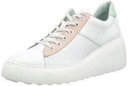 Fly London Damen Delf580fly Sneaker, Weiß Nude Mint, 36 EU von FLY London